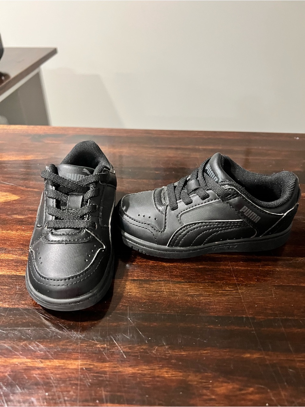 PUMA Toddler Black Athletic Sneakers - Classic Comfort